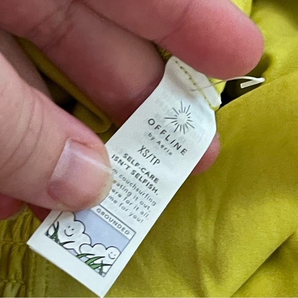 Aerie offline nwt real me shortie yellow bike short - Picture 9 of 16